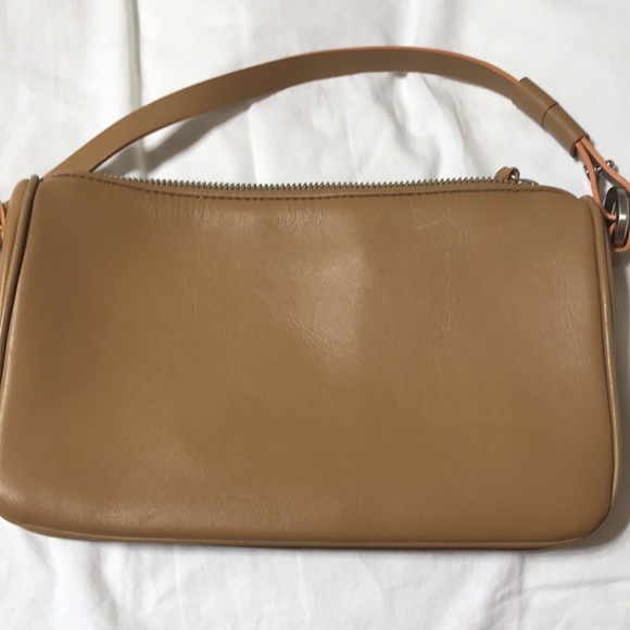 Ann Taylor mini leather handbag with top zipper - Picture 4 of 5
